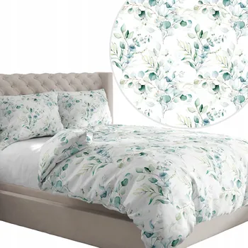 Povlečení POVLEČENÍ SADA POVLEČENÍ 160X200 CM POVLEČENÍ SOUPRAVA ČESKÝ VZOR LISTY 073