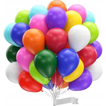 Balónek BAREVNÉ BALÓNKY SADA NAROZENINOVÁ PRO GIRLANDU 12 PALCŮ 25 KS