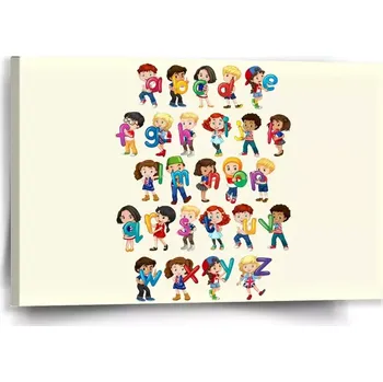 Obraz Sablio Obraz Abeceda - 60x40 cm
