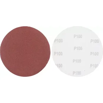 Brusný kotouč Sada brusných kotoučů pro brusky s dlouhým krkem z (BGS1042016) (Sada obsahuje 10 brusných kotoučů se zrnitostí 100 z oxidu hlinitého, určených pro brusky s dlouhým krkem a vhodných pro přesné broušení kovů i dřeva.)