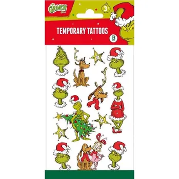 Tetování Dočasné tetování Grinch – sada motivů