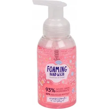Koupelová kosmetika GOOD CLEAN Pěnové mýdlo na ruce 290 ml Přírodní Rozmarýn & Zázvor