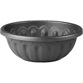 Květináč Plastia Žardina Lea ø 18 antracit