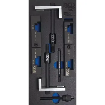 Sada nářadí Nářaďový modul 1/3 - BGS109071 Nářadí k nastavování motoru Pro BMW, Land Rover V8 (BGS109071) (Nářaďový modul BGS109071 obsahuje sadu nástrojů pro přesné nastavení motoru u vozů BMW a Land Rover s motorem V8. Kompatibilita s konkrétními modely zajišťuje e