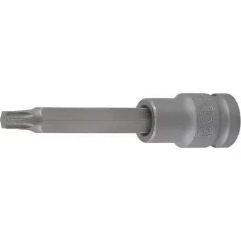 hlavice zástrčná 1/2" pro T-profil T 45 x 100 mm, tvrzená (BGS105473) (Hlavice zástrčná 1/2" T-profil T45 x 100 mm tvrzená Popis: - Chrom vanadium, matný chrom)