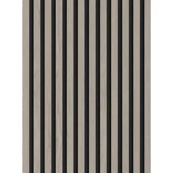 Obklad Mexen Lam-F akustické stěnové lamely 275 x 30 cm, plsť 8 mm, technická dýha, Popelový dub - S105-275307-3015-005 Lamely