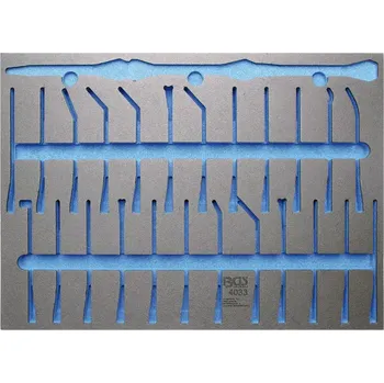 Vložka do dílenského vozíku 3/3 prázdná pro BGS 4033 (BGS104033-1) (Vložka do dílenského vozíku 3/3 prázdná je určena pro model BGS 4033 a umožňuje přehledné uspořádání nářadí podle vašich potřeb. Kompatibilita s konkrétním vozíkem zajišťuje snadnou insta
