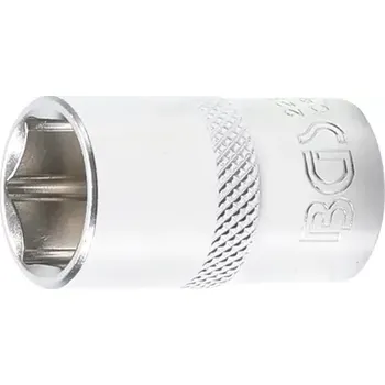 Nástrčná hlavice šestihranná 12,5 mm (1/2“) 16 mm (BGS1022916) (Nástrčná hlavice šestihranná 12,5 mm (1/2&quot;) s průměrem 16 mm je určena pro práci s maticemi a šrouby odpovídající velikosti. Robustní konstrukce zajišťuje dlouhou životnost při běžném i 