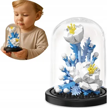 ostatní stavebnice KVĚTINOVÉ STAVEBNICE DÁREK STAVEBNÍ SADA KVĚTINY 3D PRO DĚTI 248 dílů 7238