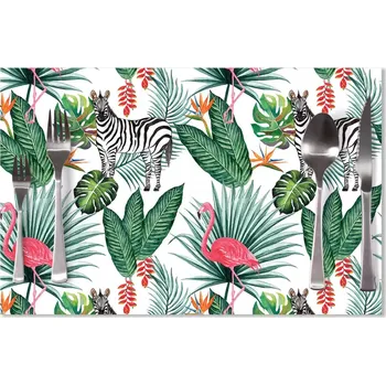 prostírání Sablio Prostírání Zebra a Plameňák: 40x30cm