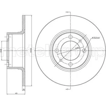 Brzdový kotouč Brzdový kotouč CIFAM (800-043)