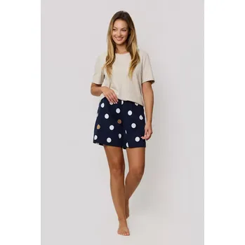 Pánské pyžamo Pyžamo Mefemi Oceane kr/r S-2XL béžovo-zelená S