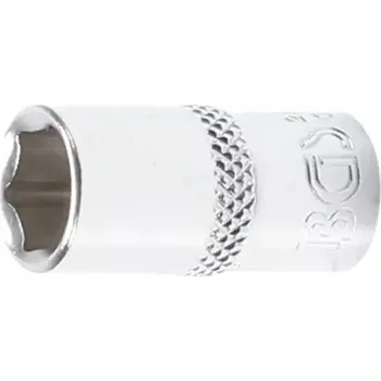 Nástrčná hlavice šestihranná 6,3 mm (1/4“) 8 mm (BGS1022480) (Nástrčná hlavice šestihranná 6,3 mm (1/4&quot;) s rozměrem 8 mm je určena pro práci s ráčnami a utahováky odpovídajícího rozměru. Vyrobena z odolného materiálu, vhodná pro přesné šroubování v d