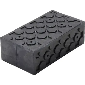 zvedák Gumová podložka pro zvedací plošiny 180 x 100 x 60 mm (BGS106479) (Gumová podložka pro zvedací plošiny s rozměry 180 x 100 x 60 mm chrání povrch vozidla před poškozením a zajišťuje stabilní oporu při zvedání. Vhodná pro běžné typy zvedacích plošin.)