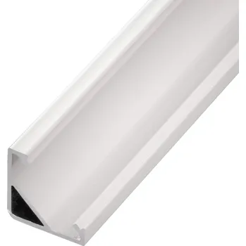 Osvětlení LED profil R6W bílý rohový 16*16