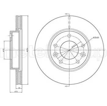 Brzdový kotouč Brzdový kotouč CIFAM (800-694)
