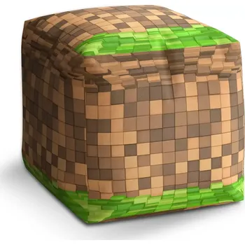 Taburet Sablio Taburet Cube Blocks 3D: 40x40x40 cm