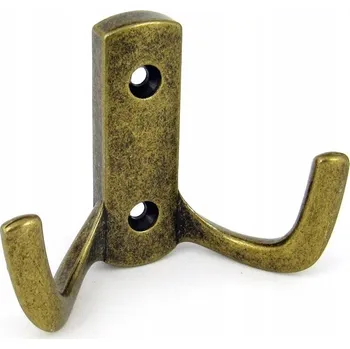 Věšák NÁBYTEK HÁČEK NA OBLEČENÍ WM006 STARÉ ZLATO