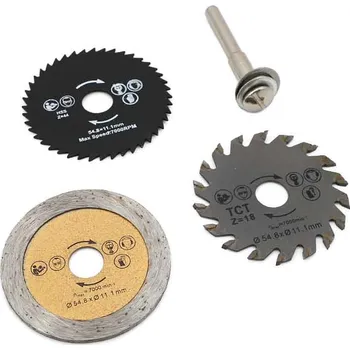 Sada MINI kotúčov, pílový, diamantový, SK, priemer 54,8 mm +držiak, stopka 50 mm, XL-TOOLS