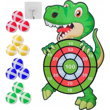 ŠIPKY S TERČEM A MÍČKY NA SUCHÝ ZIP DOVEDNOSTNÍ HRA PRO DĚTI, ŠIPKY S MÍČKY NA ZIP