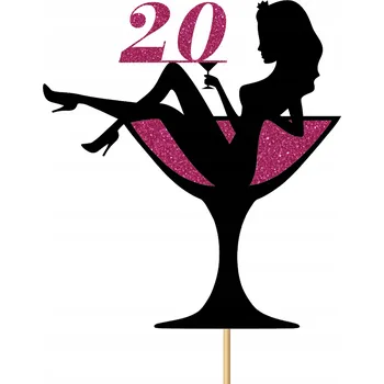 Obraz NA DORT ŽENA ZE SKLENICE K 20. NAROZENINÁM