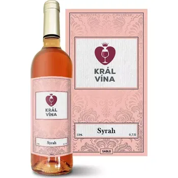 Víno Sablio Růžové víno Král vína: 0,75 l