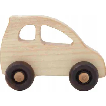 Dřevěná hračka Dřevěné autíčko eco dřevěná hračka na kolečkách