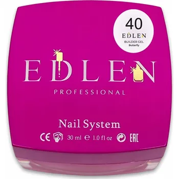 Lak na nehty EDLEN BUILDER GEL BUTTERFLY 40 30 ml - Stavební gel na nehty