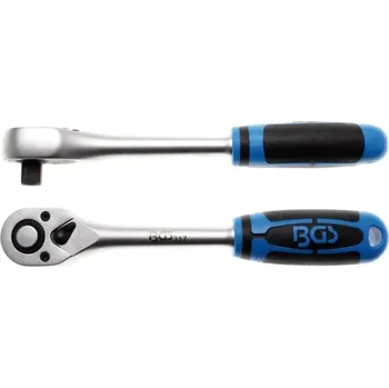 Ráčna Přepínací ráčna 1/2" BGS100317, profi s vyhazovákem (BGS100317) (ráčna 1/2", 72 zubů, délka 255 mm, ABS rukojeť)