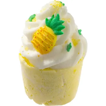 Bomb Cosmetics Pineapple Party Bath Mallow šumivá kostka do koupele 50g