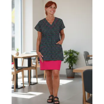 Dámská halenka ČR výroba Halena RENDY LADY, tmavý puntík Velikost EU34 tmavý puntík