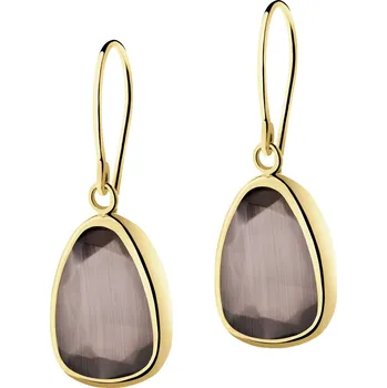 Náušnice Zlaté náušnice s krystaly - AP543-9414