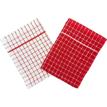 Utěrka Jerry Fabrics Utěrka froté Olga červenobílá (bal.2 ks)