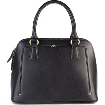 Kabelka KATANA Dámská kožená kabelka Bourges Černá
