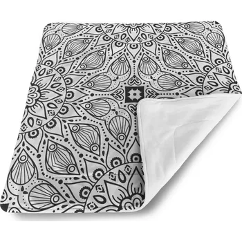 deka Sablio Deka pro miminko Bílé mehendi - 80x100 cm