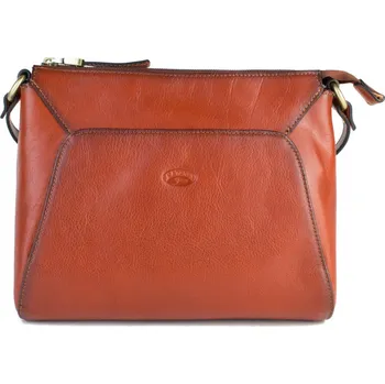 Kabelka KATANA Dámská kožená kabelka Bretagne Hnědá