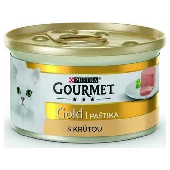 Pro kočku Gourmet Gold jemná paštika s krůtou 85g