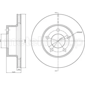Brzdový kotouč Brzdový kotouč CIFAM (800-332)