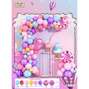 Balónek Vícebarevná sada balónků, 96 ks