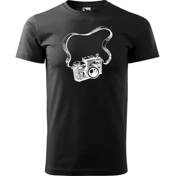 Sablio Tričko s potiskem Pro fotografa - černé XL