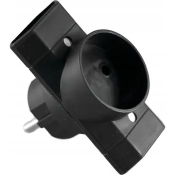 Elektrická zásuvka Elektrická Zásuvka rozbočka Kotarbau černá