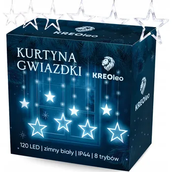 Vánoční dekorace Vánoční osvětlení na stromeček Kreoleo pro vnitřní i venkovní použití, 2,2 m, 101 - 200 světýlek