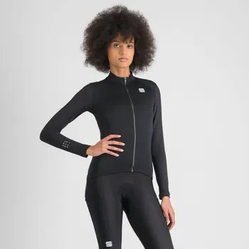 cyklistický dres SPORTFUL Cyklistický dres s dlouhým rukávem zimní - SRK THERMAL W - černá