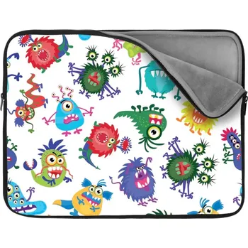 pouzdro na notebook Sablio Obal na notebook Barevné příšerky - 13"