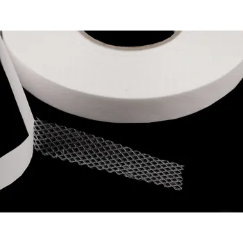 Fixační mřížka zažehlovací šíře 15 mm, střední, transparent