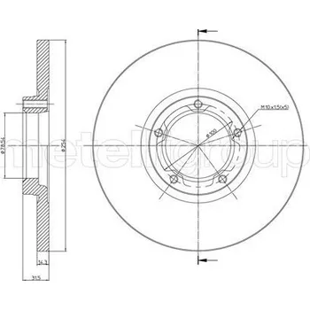 Brzdový kotouč Brzdový kotouč CIFAM (800-163)