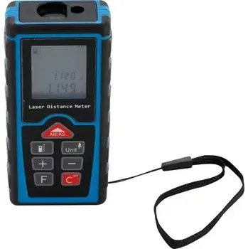 Měřící laser Laserový dálkoměr BGS109852 (BGS109852) (Laserový dálkoměr BGS109852 umožňuje přesné měření vzdálenosti pomocí laseru a je vhodný pro stavební práce i domácí použití. Kompaktní provedení usnadňuje manipulaci a skladování.)