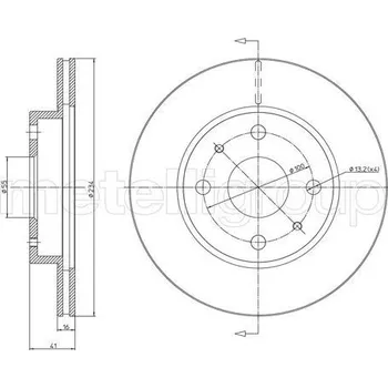 Brzdový kotouč Brzdový kotouč CIFAM (800-1138C)
