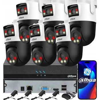 Bezpečnostní kamera Monitorovací sada DAHUA pro 6 WiFi kamer 3MPx P3D-3F-PV Dual Light Audio