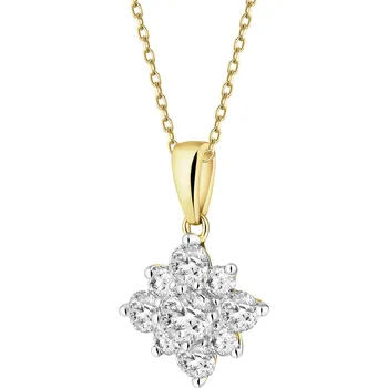 Přívěsek Zlatý přívěsek s laboratorními brilianty - 0,50 ct - ryzost 585 - 501.105